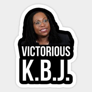 Ketanji Brown Jackson - Victorious KBJ Sticker